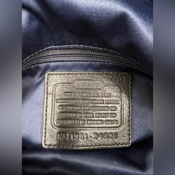 Coach Leather Hobo Bag in Black - Picture 5 of 7